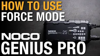 How to Use Force Mode on NOCO GENIUS PRO