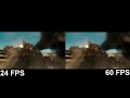 Transformers devastator 24fps vs 60fps comparison