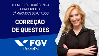 Aula de português para a banca FGV / Revisão + Correção de prova - Prof. Flávia Rita.