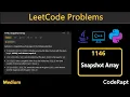 Snapshot Array Leetcode Q 1146 Python C Java LeetCode Daily Challenge