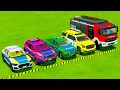 Download Lagu TRANSPORTING PIXAR CARS \u0026 FRUITS WITH COLORED \u0026 JOHN DEERE vs CLAAS vs TRACTORS - BeamNG.drive #983