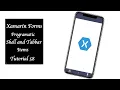 Xamarin Forms dynamic tabbed page items and shell items