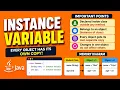 Instance Variables in Java Explained Default Values Memory Real Examples Core Java OOPs