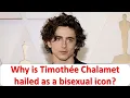 Is Timothee Chalamet a bisexual