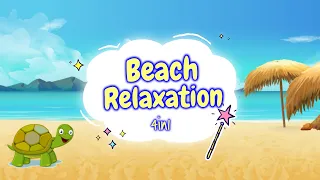 Sleep Meditation For Children BEACH RELAXATION 4in1 Sleep Story For Kids 