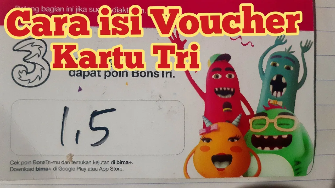 Cara mengisi kuota tri ke voucher kosong | Lebih murah