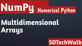 23 Multidimensional Arrays Arrays