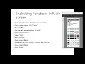 Evaluating Functions in Main Screen TI 84 Plus