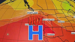 KOIN 6 Weather Cooler with Red Flag warning in Oregon on Monday