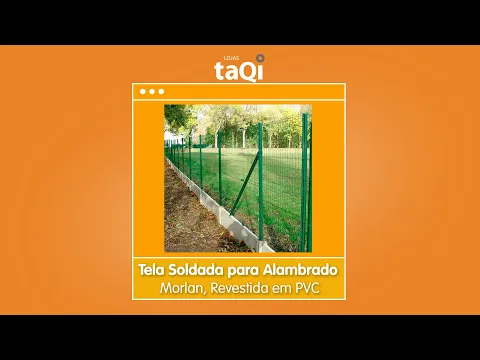 Download MP3 Tela Soldada para Alambrado Morlan, Revestida em PVC