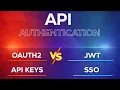 API Authentication Explained OAuth2 JWT API Keys SSO