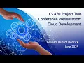 CS 470 Project Two Presentation by Graham Hedrick