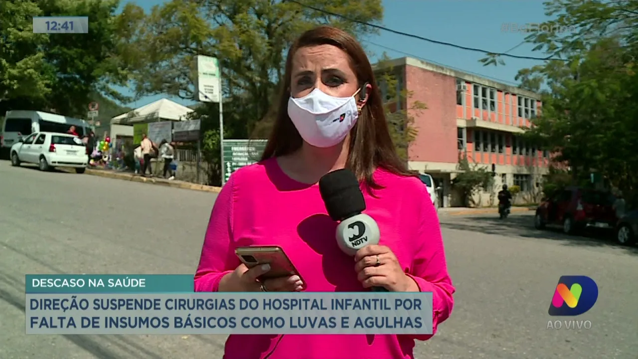 Direção suspende cirurgias do Hospital Infantil por falta de insumos básicos como luvas e agulhas