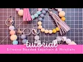 Silicone Beaded Keychain and Key Wristlet Tutorial