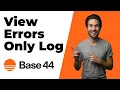 How To View Errors Only Log In Base44 Quick Guide