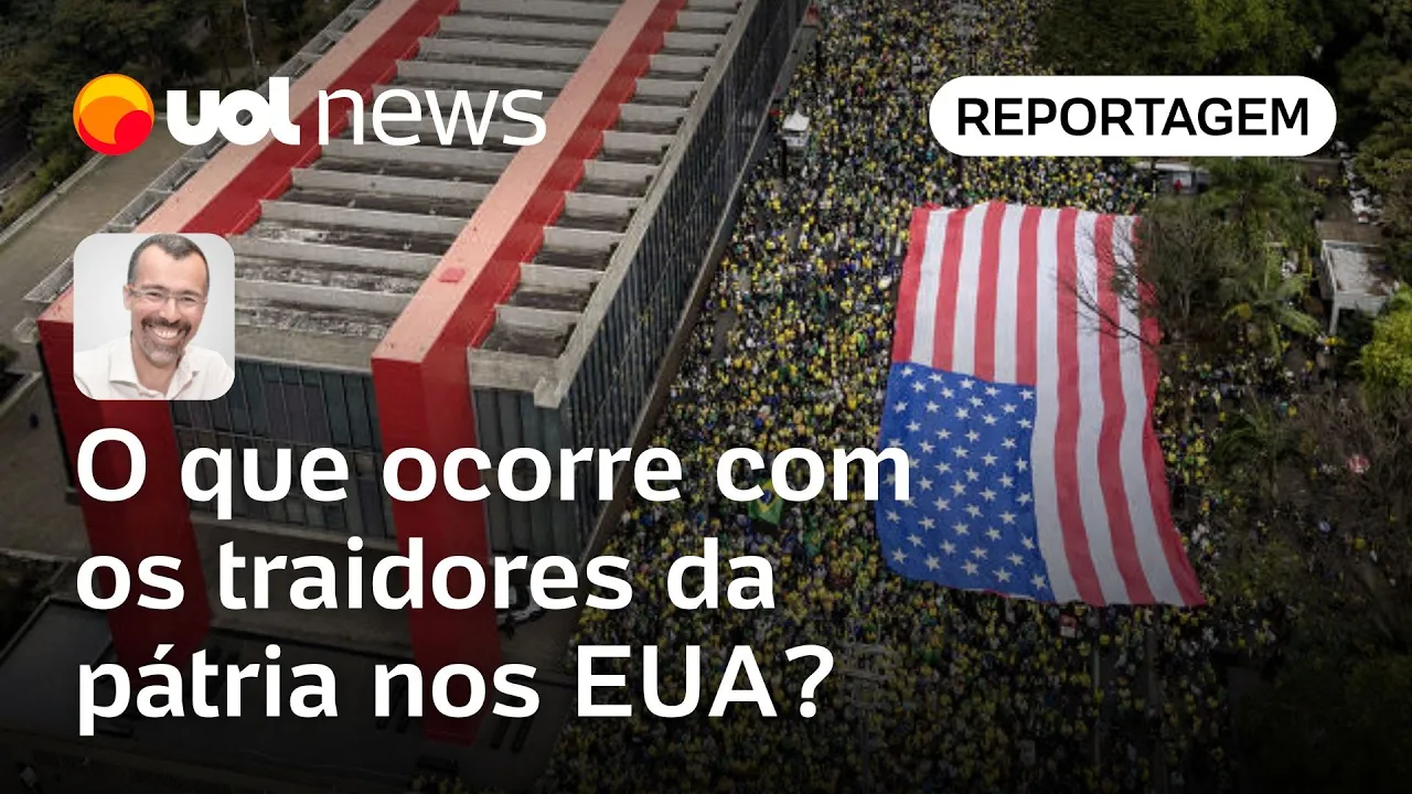 Bandeira na Paulista: 'Traidores da pátria' nos EUA pegam pelo menos 5 anos de prisão | Jamil Chade