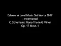 Edexcel A Level Music Set Works Instrumental: Clara Schumann Piano Trio in G Minor Op. 17