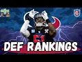 Week 11 Top 10 Defense Tier Rankings 3 Streaming Options