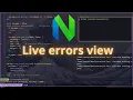 Building a live error view using Lua and the Neovim API