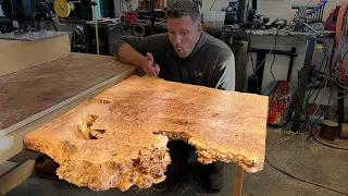 Download Making A Live Edge Maple Burl Table For My Off Grid Cabin!!! MP3