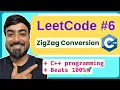 LeetCode 6 ZigZag Conversion C Solution Step-by-Step Explanation Beats 100