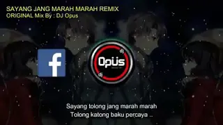 dj opus sayang tolong jangan marah marah