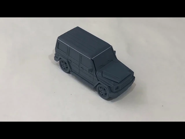 Foldable car Benz Gwagen video thumbnail