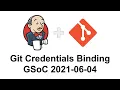 GSoC 2021 Git credentials binding 2021 06 04