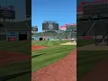 Garrett Crochet throwing in the outfield