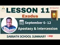 Download Lagu 📘 Sabbath School Lesson 11 SUMMARY | “Apostasy \u0026 Intercession” | Aaron \u0026 The Golden Calf | Sept 6–12