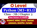 Class 7 Python Programming M3-R5 1 O Level python full course in Hindi for Free