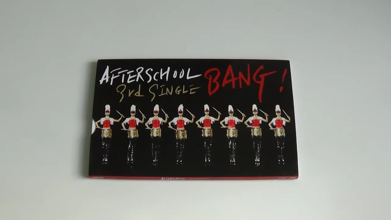 Unboxing After School 애프터스쿨 3rd Korean Single Album Bang! 뱅