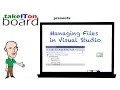 Managing Files With Visual Studio