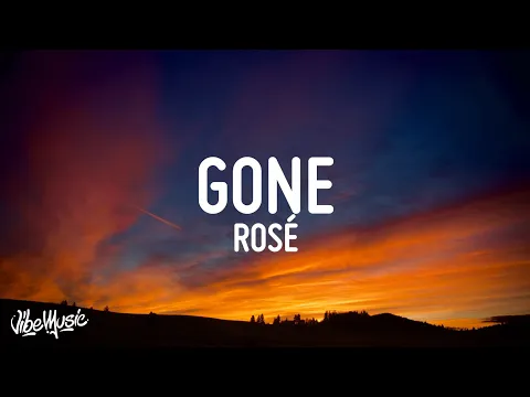 Download MP3 ROSÉ - GONE (Lyrics)