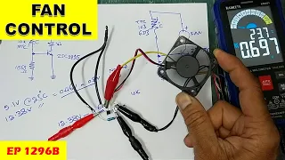 1296B NTC Thermistor Fan Control Circuit