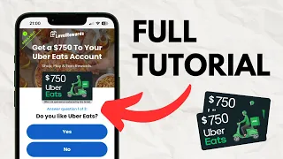 How to Get 750 Uber Eats Reward Full Step-by-Step Tutorial