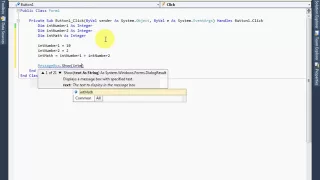 VB NET Lecture5 Integer Math