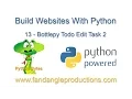 Python Web Frameworks 13 Bottle Edit Task 2