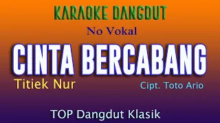 cinta bercabang titiek nur karaoke dangdut no vokal