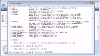 Beginner PHP Tutorial 14 Error Reporting