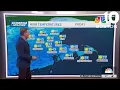 Weather forecast Weekend warmup