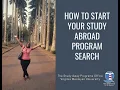 How to Start Your Study Abroad Program Search