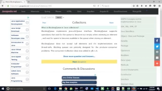 What is BlockingQueue in Java collections javapedia net