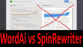 Download Wordai vs SpinRewriter - Comparison Reviews: Which is Best Article Spinner MP3