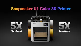 Snapmaker U1 3D Printer 5X More Speed 5X Less Waste