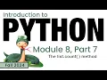 Python Fall 2024 Module 8-7 The list count method