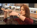 Lagu 💈100% Scissors Long Hair Grooming Session with Female PRO Barber Dasha