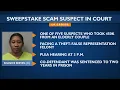 Sweepstake scam suspect in court