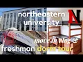Northeastern University college move-in vlog realistic freshman dorm tour move to college with me