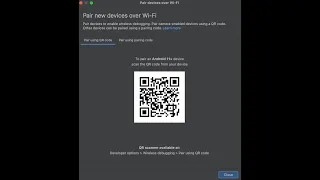 Debugging ionic android app in android phone through Wi-Fi using android studio